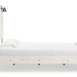 Ashley Furniture - Gerridan King Lighted Bed - White Wood - Beds - Additional View 5
