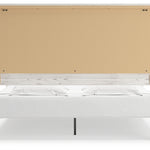 Ashley Furniture - Gerridan King Lighted Bed - White Wood - Beds - Additional View 6