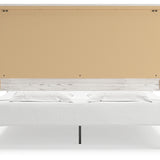 Ashley Furniture - Gerridan King Lighted Bed - White Wood - Beds - Additional View 6