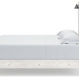 Ashley Furniture - Gerridan King Lighted Bed - White Wood - Beds - Additional View 7