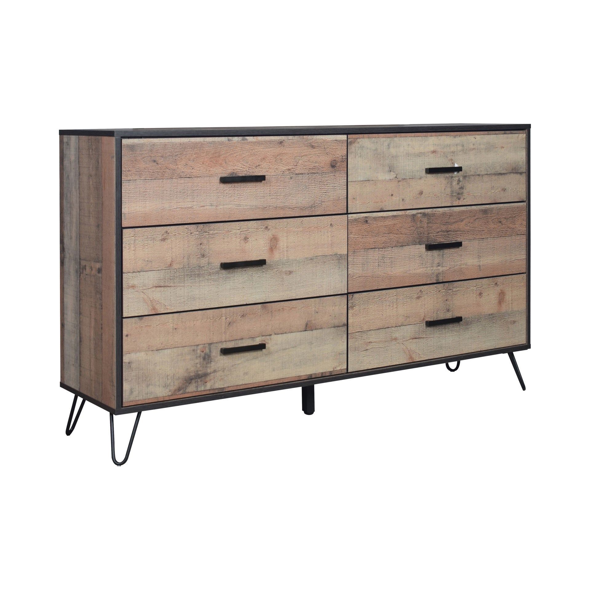 New Classic - Elk River Rustic Dresser - Light Brown Wood - Dresser & Mirror