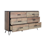 New Classic - Elk River Rustic Dresser - Light Brown Wood - Dresser & Mirror - Additional View 3