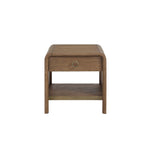 Bernards - ELURE LATTE END TABLE - Light Brown Wood - Tables