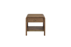 Bernards - ELURE LATTE END TABLE - Light Brown Wood - Tables