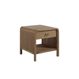 Bernards - ELURE LATTE END TABLE - Light Brown Wood - Tables - Additional View 1