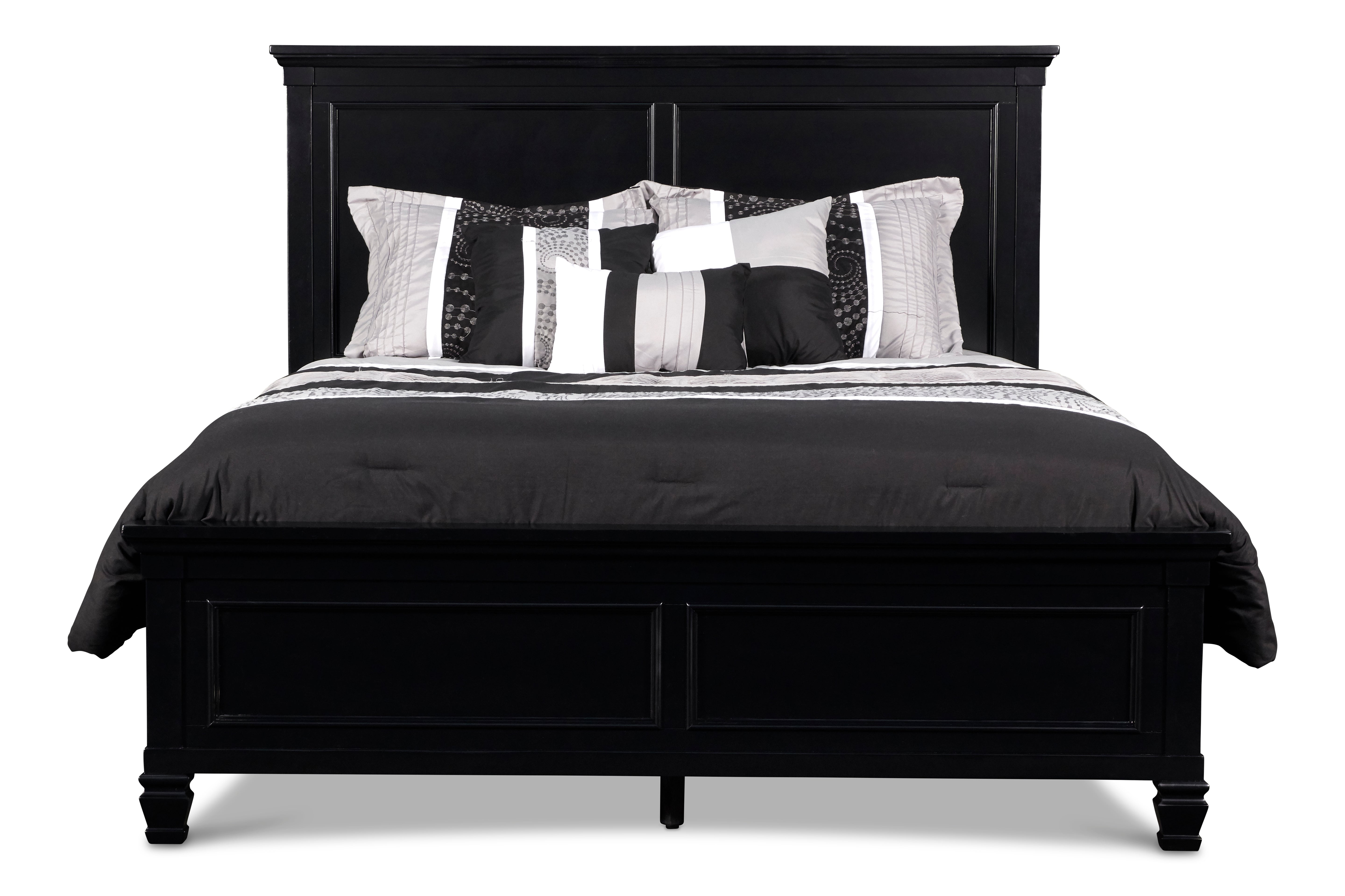 New Classic - Tamarack King Bed - Black - Wood - Beds - Additional View 1