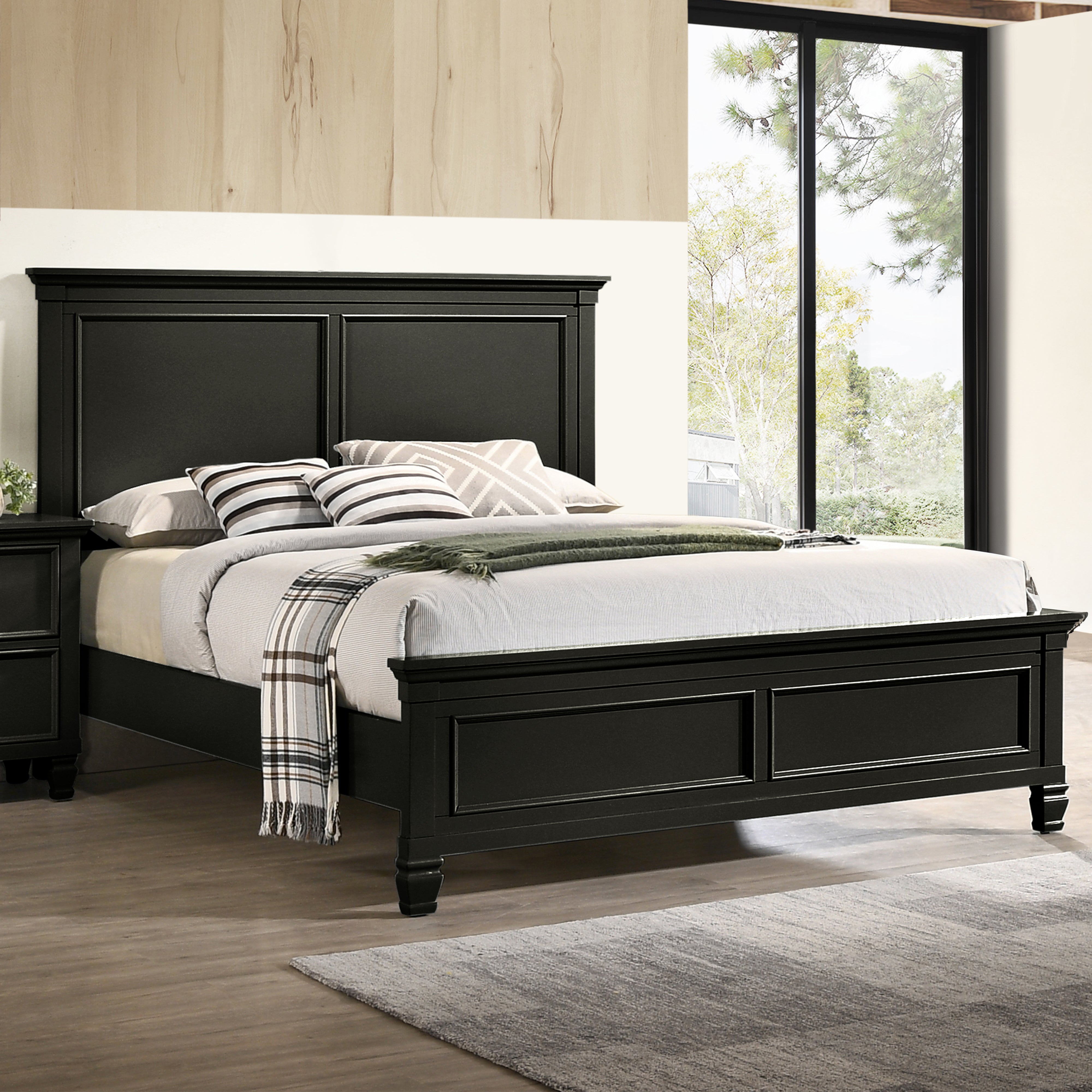 New Classic - Tamarack King Bed - Black - Wood - Beds - Additional View 5