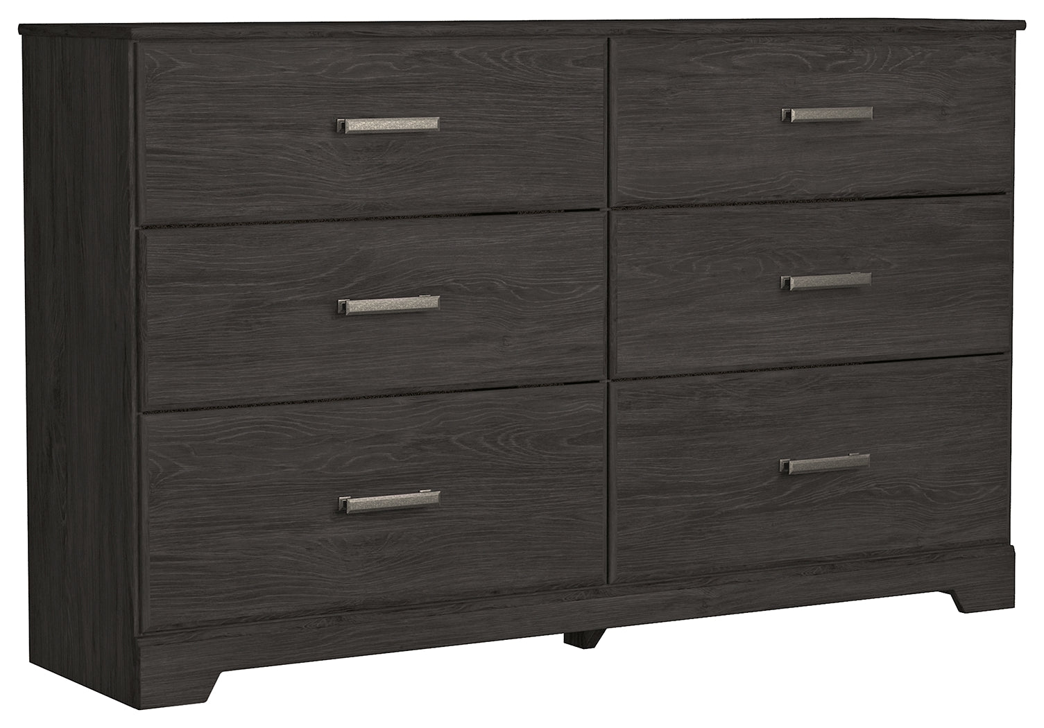 Ashley Furniture - Belachime Dresser - Black - Dark Gray Wood - Dresser & Mirror