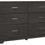 Ashley Furniture - Belachime Dresser - Black - Dark Gray Wood - Dresser & Mirror