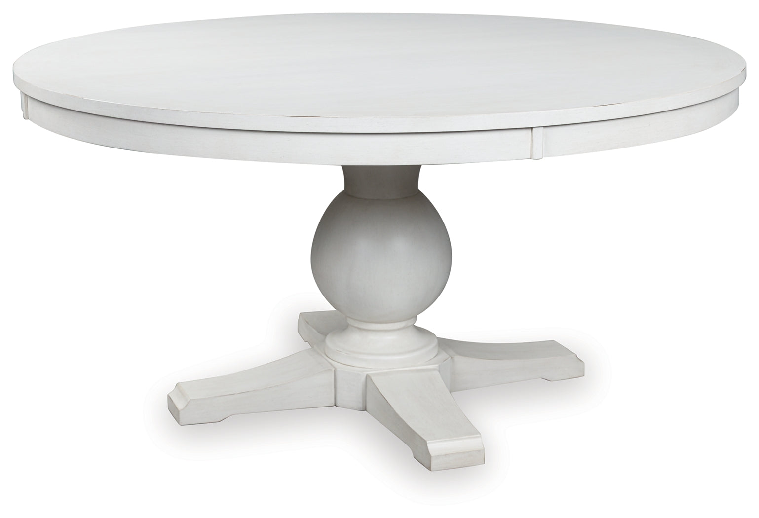 Ashley Furniture - CHADWORTH WHITE DINING TABLE - Wood - Tables