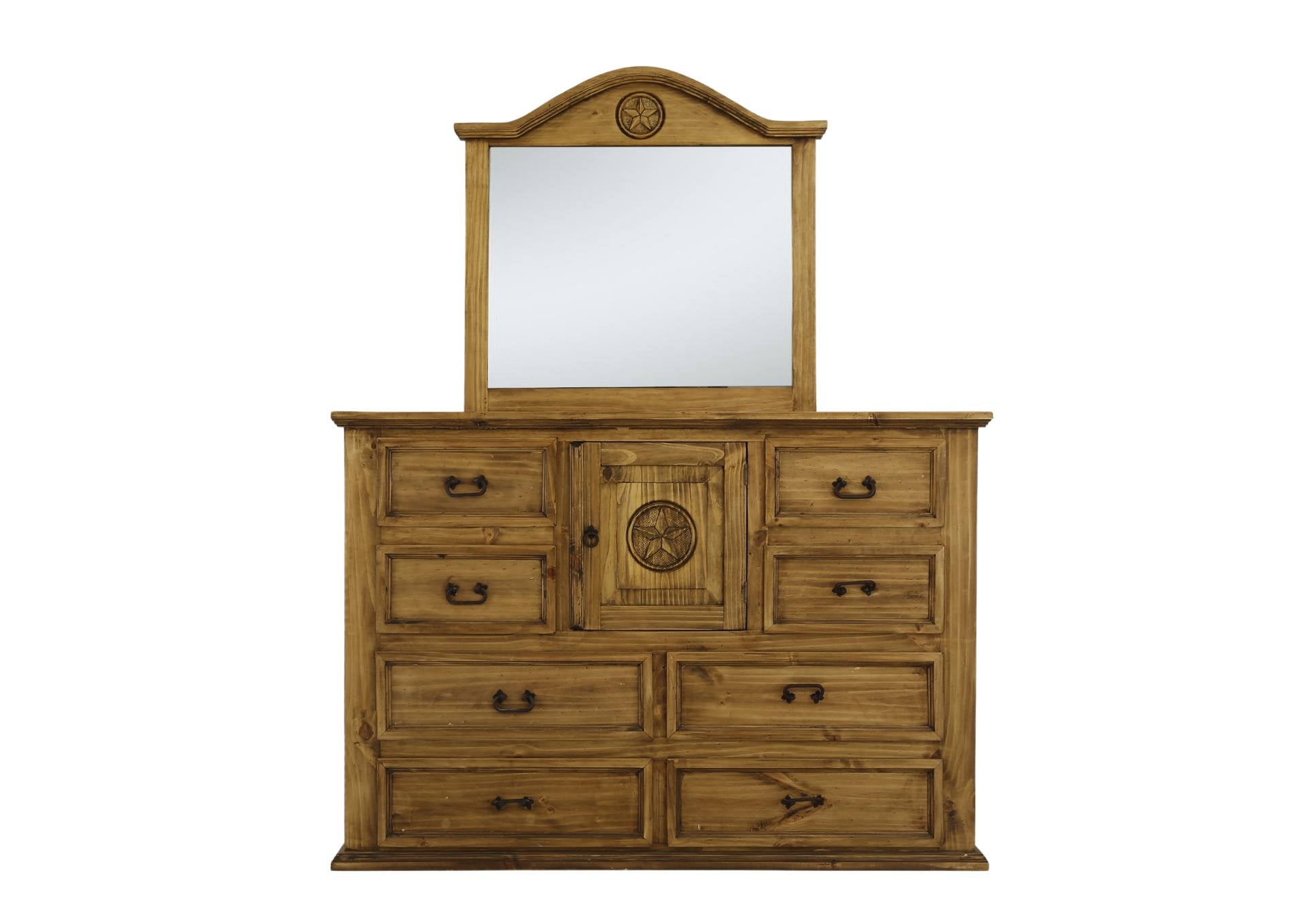 Mansion Texas Star Dresser And Mirror