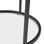Ashley Furniture - JUSMOUR 4 PIECE NESTING OCCASIONAL TABLE SET - Black Faux Marble|Faux Leather|Metal - Tables - Additional View 5