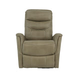 Antonio Swivel Recliner - Pewter