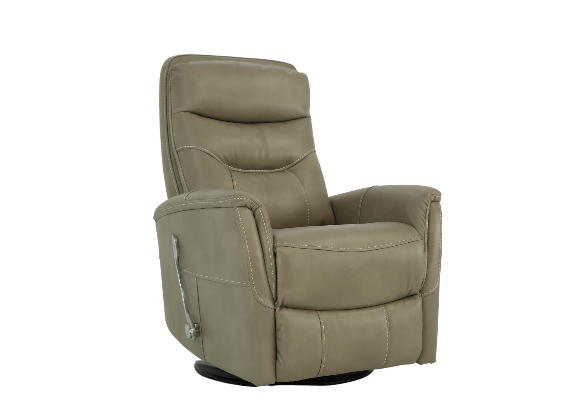 Antonio Swivel Recliner - Pewter - Additional View 1