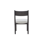 Bernards - ELURE BLACK CRESCENT CHAIR - Black|Pearl Silver Wood|Fabric - Chairs - Additional View 1