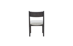 Bernards - ELURE BLACK CRESCENT CHAIR - Black|Pearl Silver Wood|Fabric - Chairs - Additional View 1