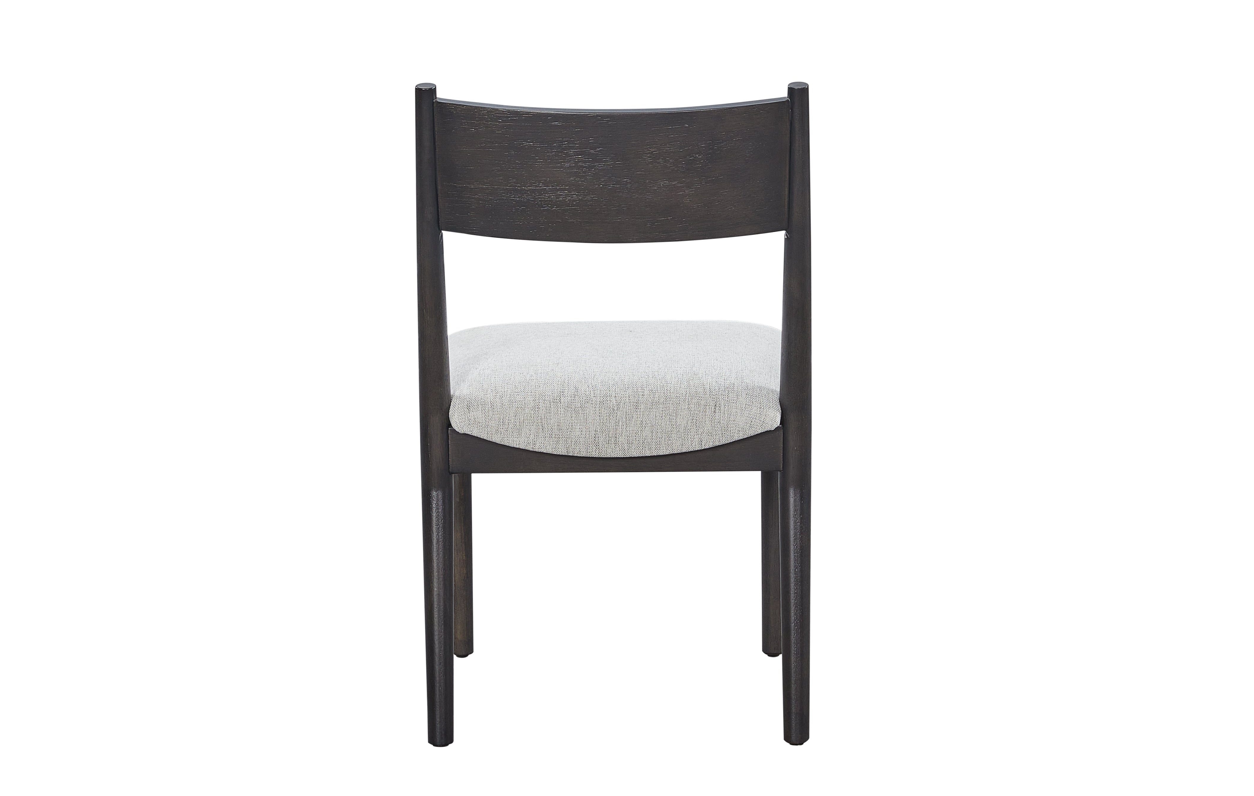 Bernards - ELURE BLACK CRESCENT CHAIR - Black|Pearl Silver Wood|Fabric - Chairs - Additional View 1