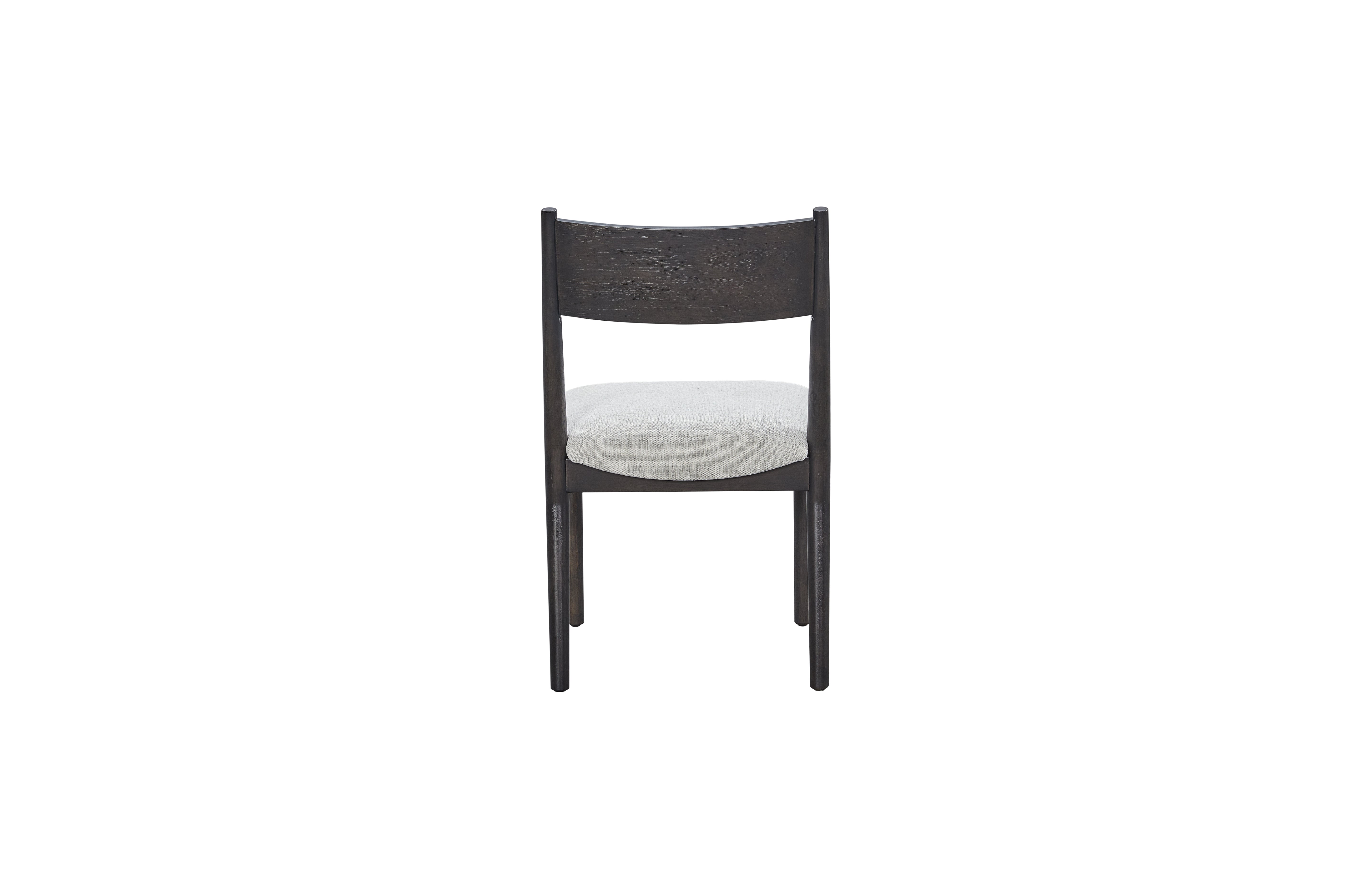 Bernards - ELURE BLACK CRESCENT CHAIR - Black|Pearl Silver Wood|Fabric - Chairs - Additional View 1