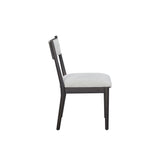 Bernards - ELURE BLACK CRESCENT CHAIR - Black|Pearl Silver Wood|Fabric - Chairs - Additional View 3