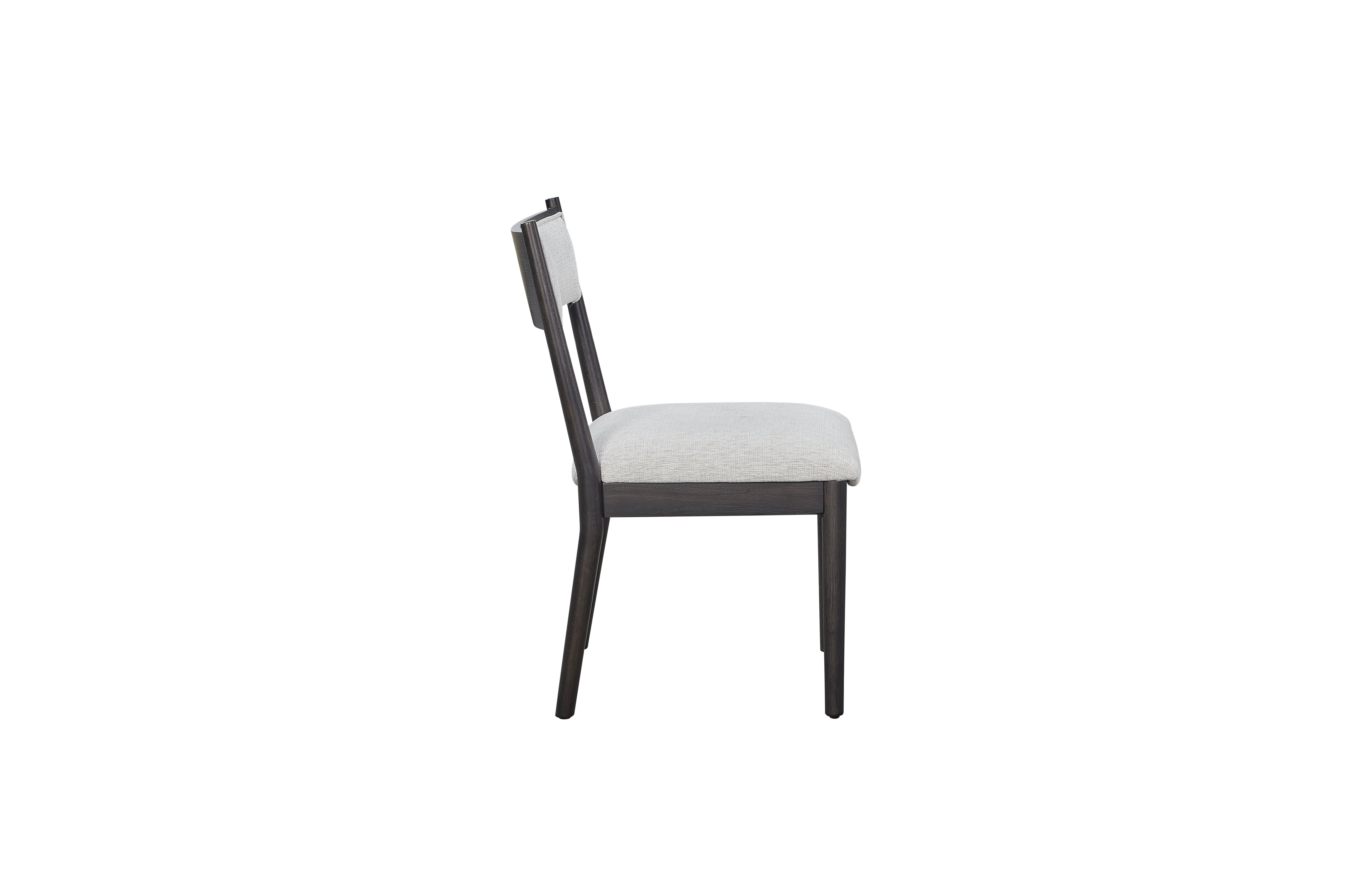 Bernards - ELURE BLACK CRESCENT CHAIR - Black|Pearl Silver Wood|Fabric - Chairs - Additional View 3