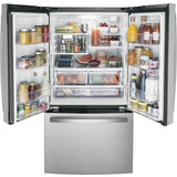 GE Energy Star 27.0 Cu. Ft. Fingerprint Resistant French-Door Refrigerator - Stainless Steel - Pearl Silver - Refrigerators - Additional View 1