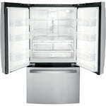 GE Energy Star 27.0 Cu. Ft. Fingerprint Resistant French-Door Refrigerator - Stainless Steel - Pearl Silver - Refrigerators - Additional View 2