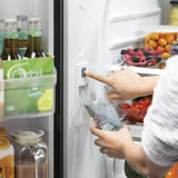 GE Energy Star 27.0 Cu. Ft. Fingerprint Resistant French-Door Refrigerator - Stainless Steel - Pearl Silver - Refrigerators - Additional View 5