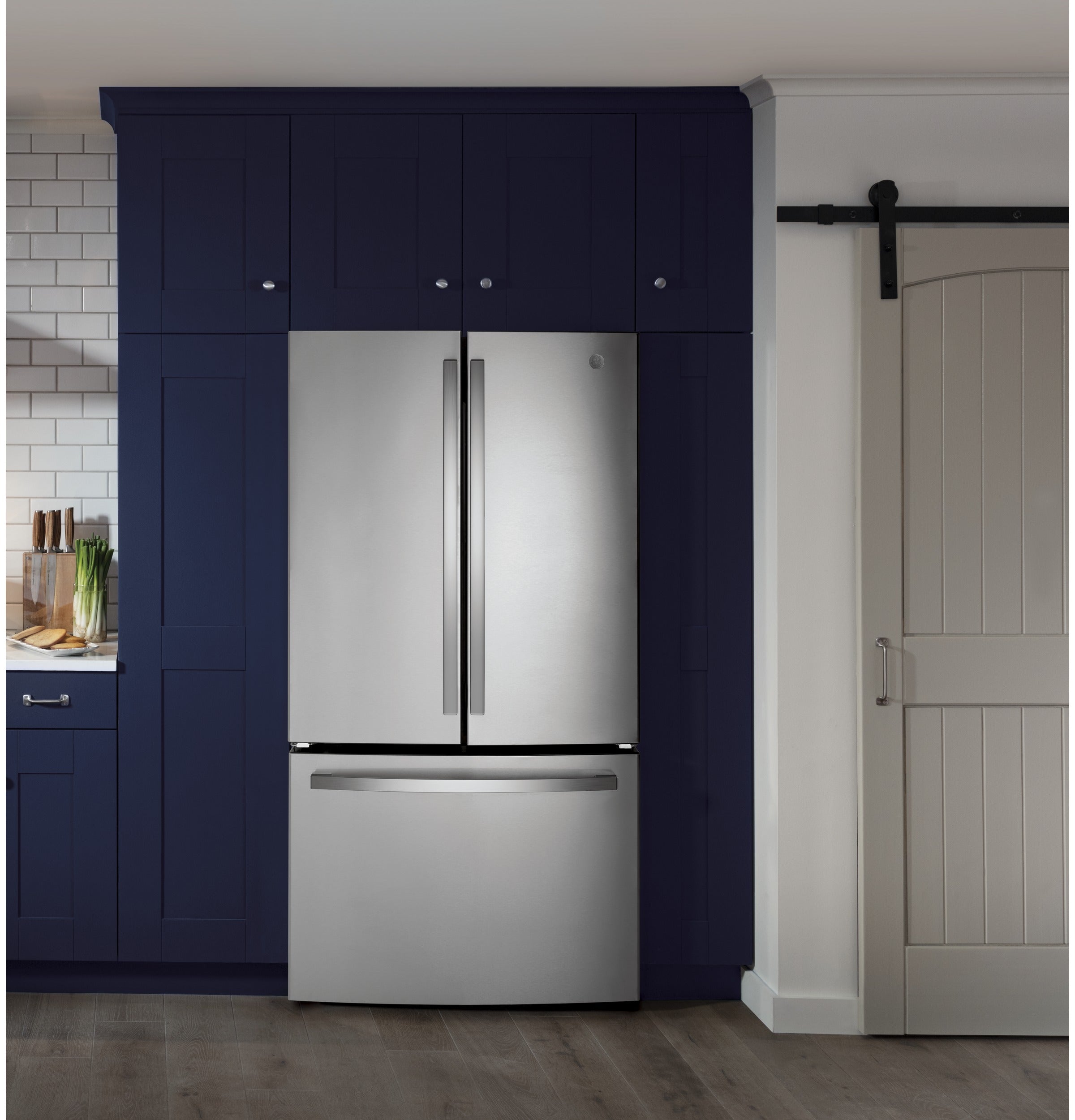GE Energy Star 27.0 Cu. Ft. Fingerprint Resistant French-Door Refrigerator - Stainless Steel - Pearl Silver - Refrigerators - Additional View 12