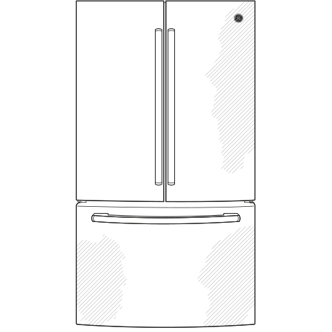 GE Energy Star 27.0 Cu. Ft. Fingerprint Resistant French-Door Refrigerator - Stainless Steel - Pearl Silver - Refrigerators - Additional View 14
