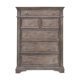 Steve Silver Furniture - Highland Park Chest - Brown - Light Brown Wood - Chests