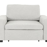 LACHLAN NICKEL POWER RECLINER WITH SLIDING CHAISE