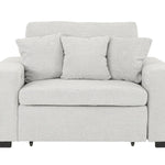 LACHLAN NICKEL POWER RECLINER WITH SLIDING CHAISE - Additional View 1