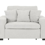 LACHLAN NICKEL POWER RECLINER WITH SLIDING CHAISE - Additional View 1