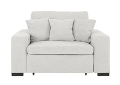 LACHLAN NICKEL POWER RECLINER WITH SLIDING CHAISE - Additional View 1
