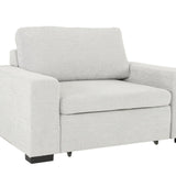 LACHLAN NICKEL POWER RECLINER WITH SLIDING CHAISE - Additional View 2