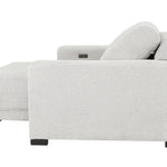LACHLAN NICKEL POWER RECLINER WITH SLIDING CHAISE - Additional View 6
