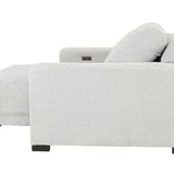 LACHLAN NICKEL POWER RECLINER WITH SLIDING CHAISE - Additional View 6