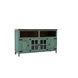 Lawman 60" Media Console - Turquoise - Additional View 1