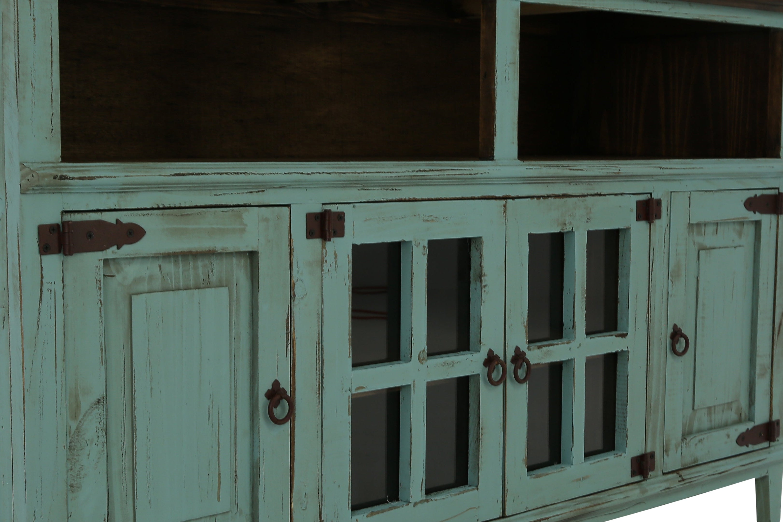 Lawman 60" Media Console - Turquoise - Additional View 4