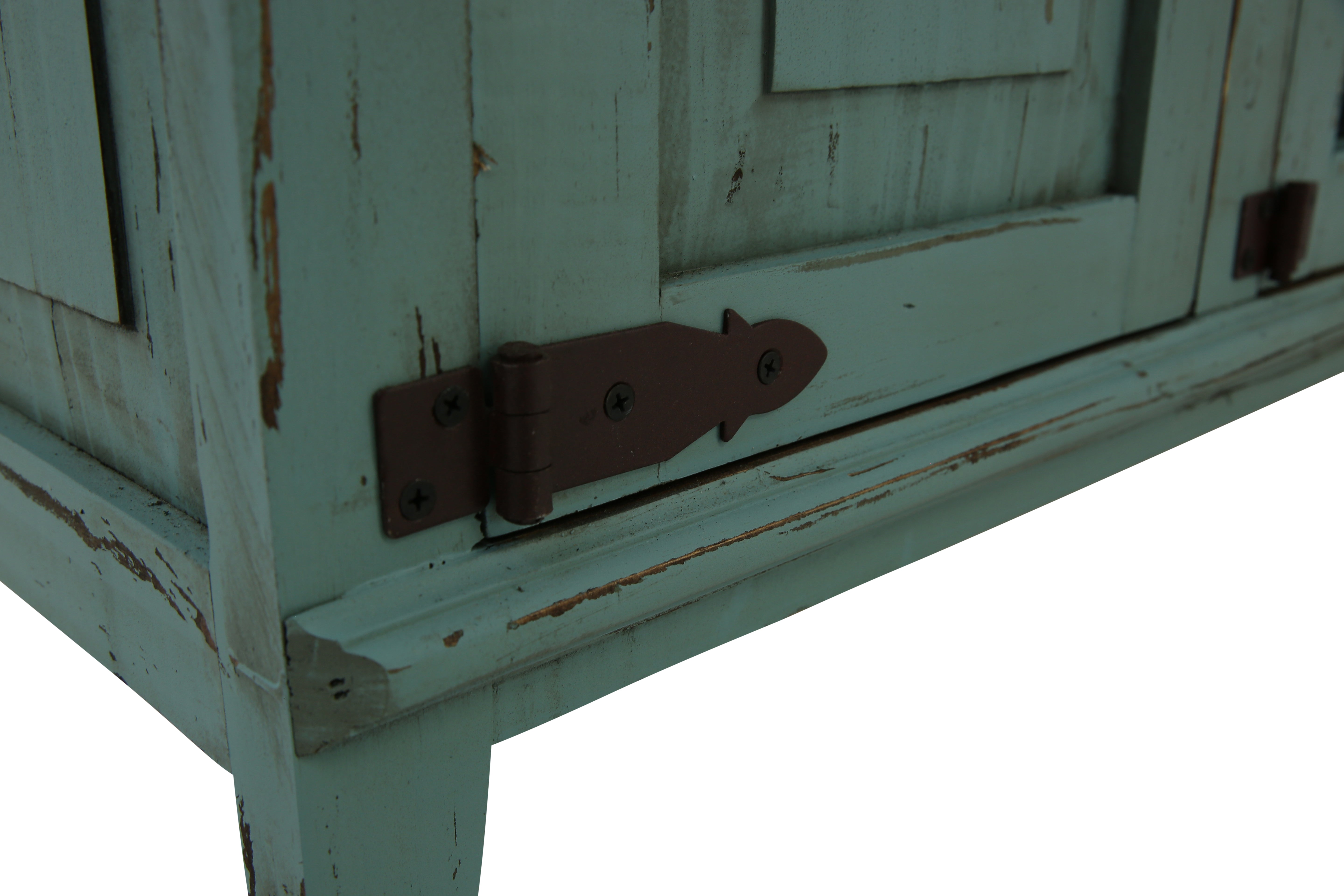 Lawman 60" Media Console - Turquoise - Additional View 5