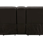 BROCKTON CHARCOAL LEATHER 3P POWER CONSOLE LOVESEAT WITH POWER HEADREST AND LUMBAR - Additional View 3
