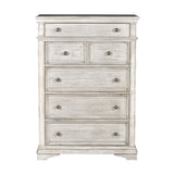 Steve Silver Furniture - Highland Park Chest - White - Wood - Chests