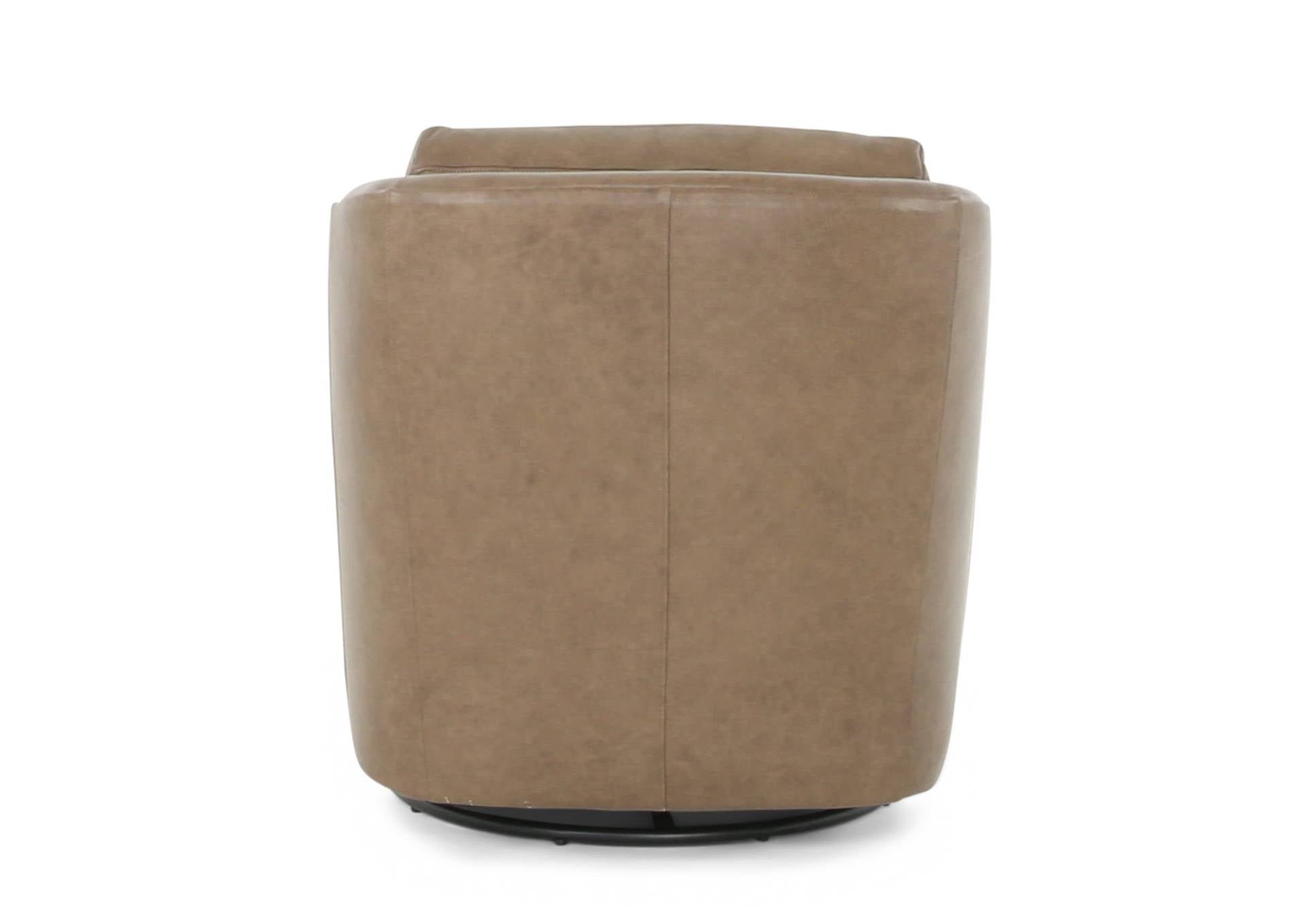 NOVA HAVANA LEATHER GLIDE SWIVEL CHAIR - Additional View 3