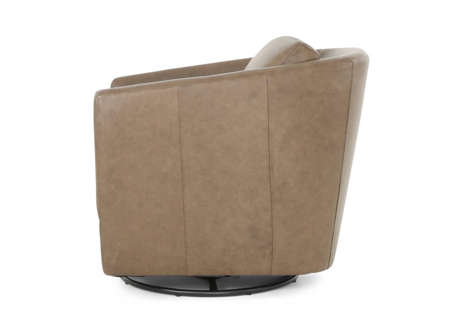 NOVA HAVANA LEATHER GLIDE SWIVEL CHAIR - Additional View 4