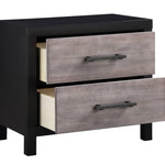 DAUGHTREY BLACK NIGHTSTAND - Additional View 1