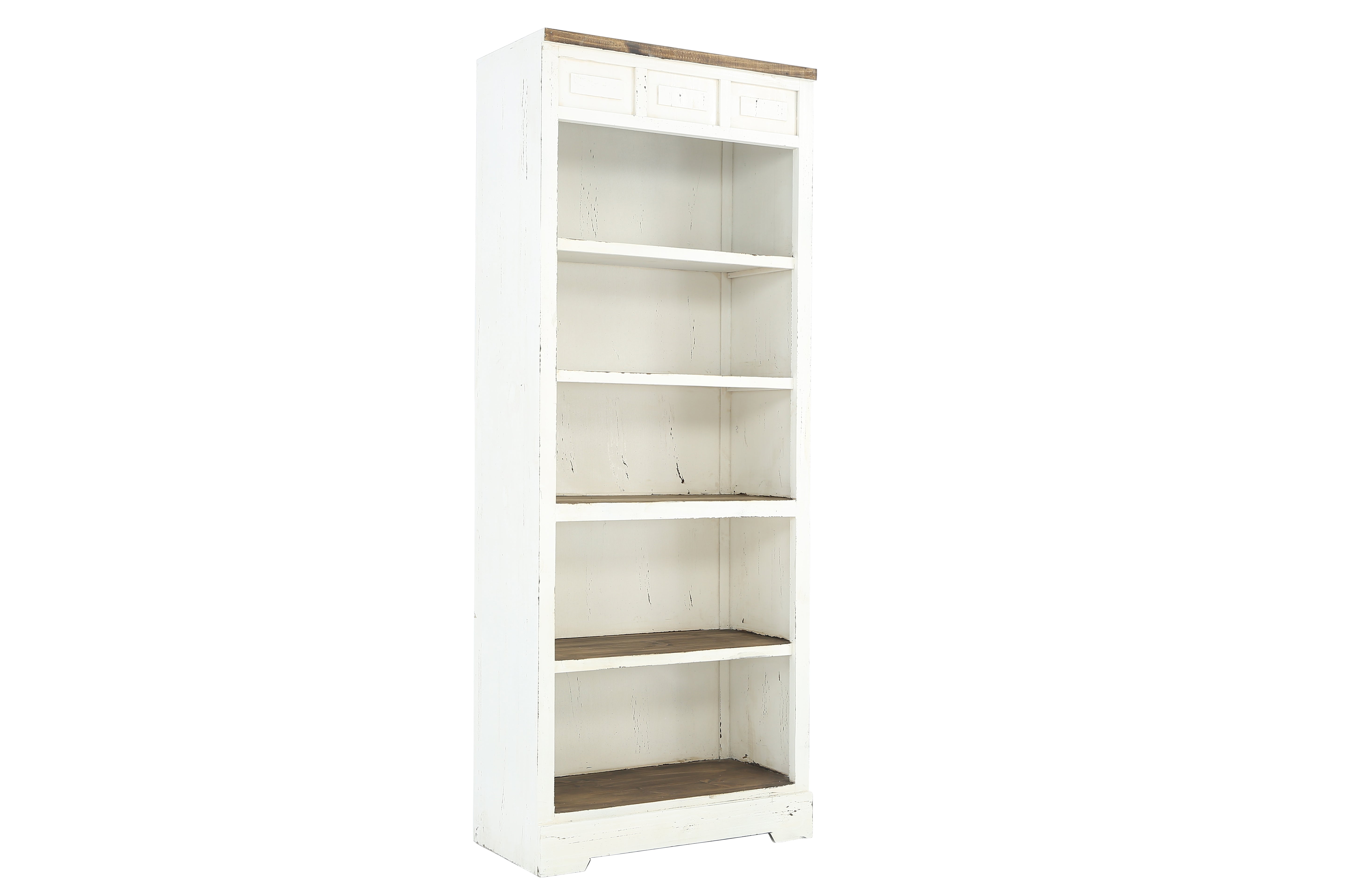 Lawman Bookcase - White - Additional View 1