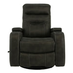 Pecos Swivel Glider Recliner - Granite