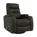 Pecos Swivel Glider Recliner - Granite - Additional View 1