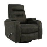 Pecos Swivel Glider Recliner - Granite - Additional View 1