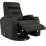 Pecos Swivel Glider Recliner - Granite - Additional View 2
